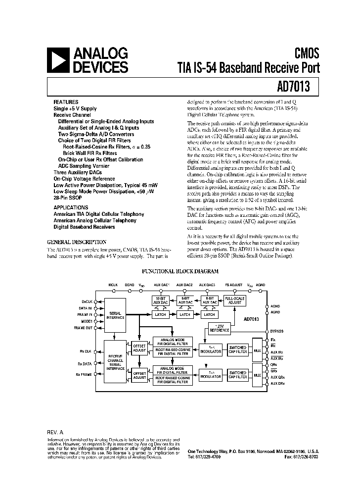 AD7013_142036.PDF Datasheet
