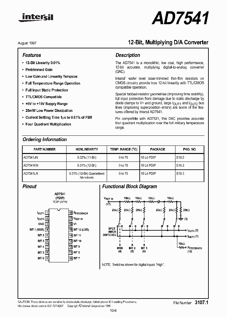 AD7541_121120.PDF Datasheet