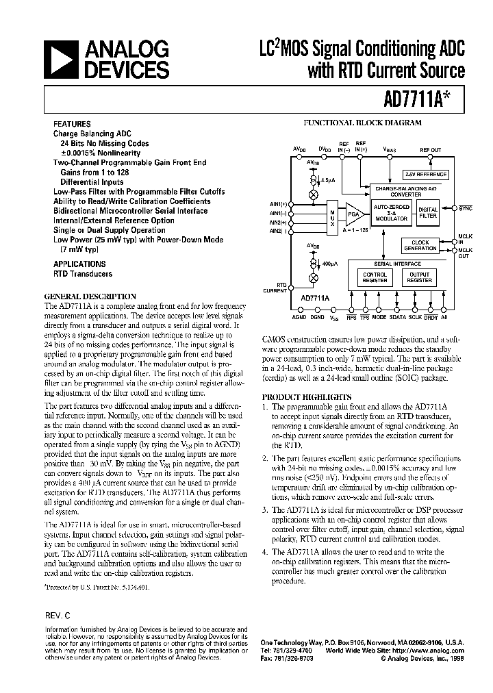 AD7711A_78297.PDF Datasheet