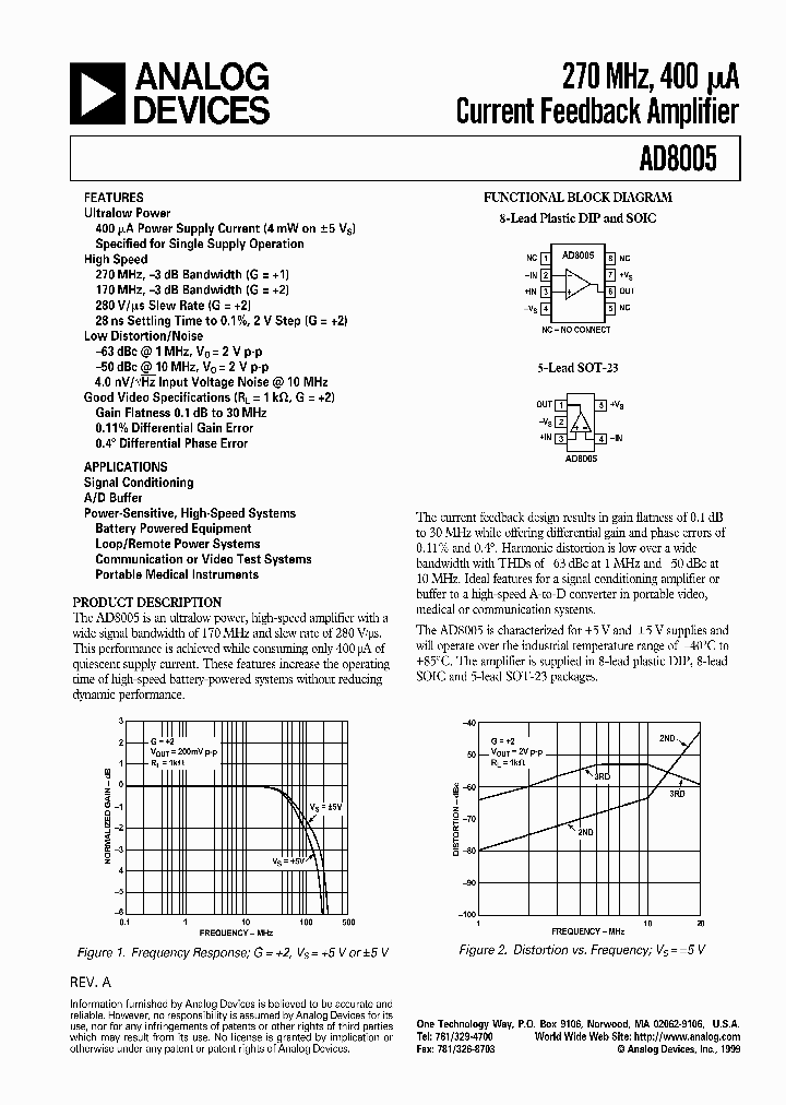 AD8005_149225.PDF Datasheet