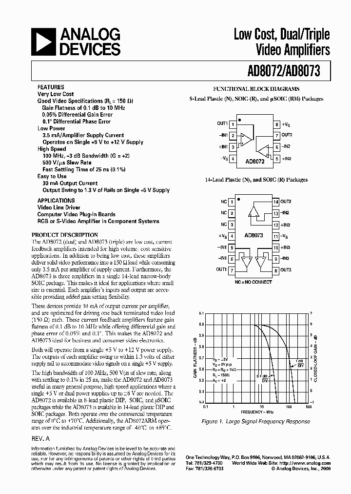 AD8072_91212.PDF Datasheet