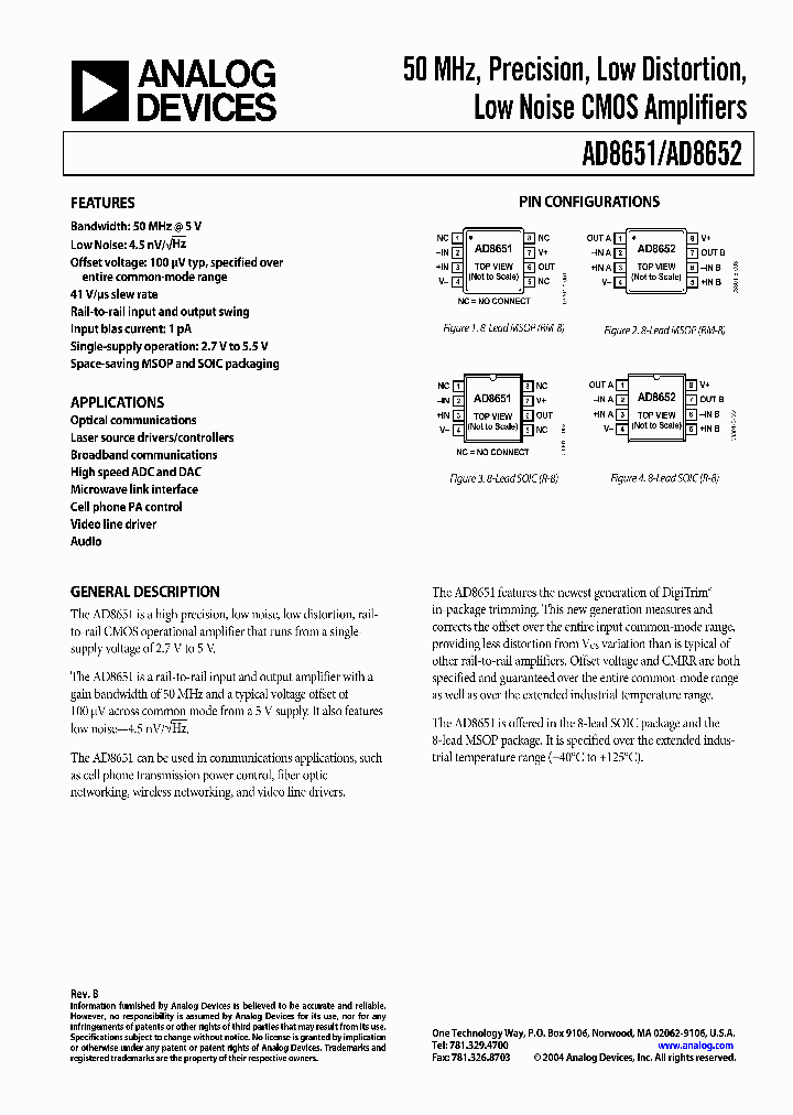 AD8651_8689.PDF Datasheet