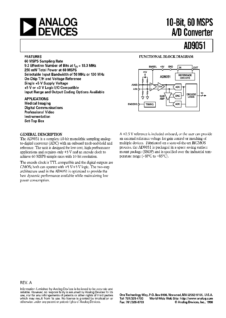 AD9051_114132.PDF Datasheet