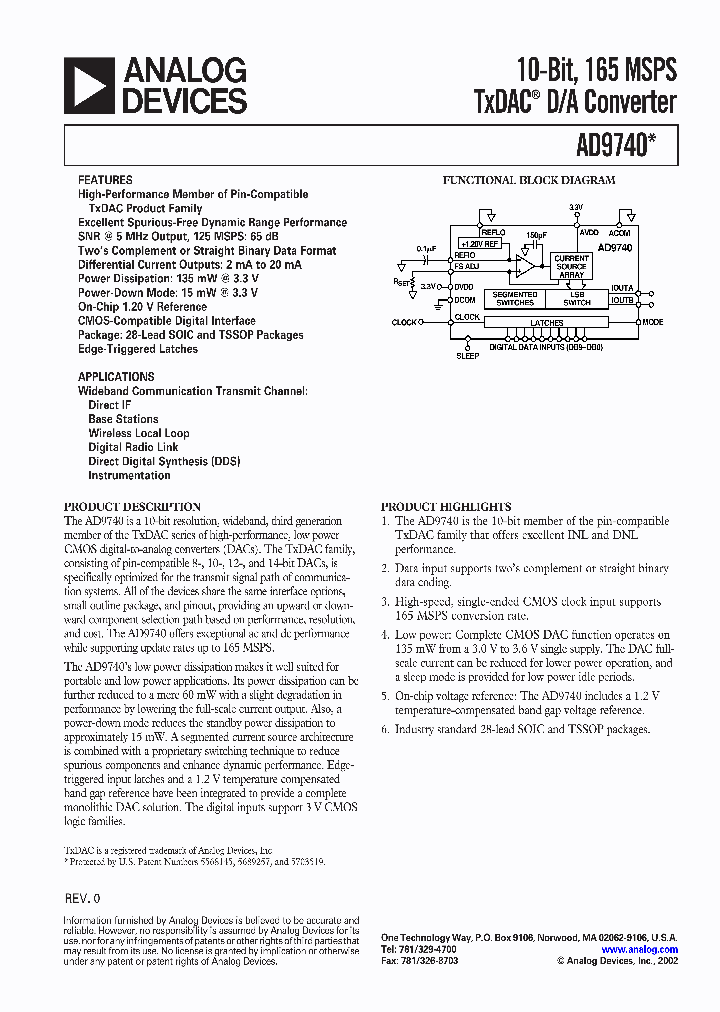 AD9740_130213.PDF Datasheet