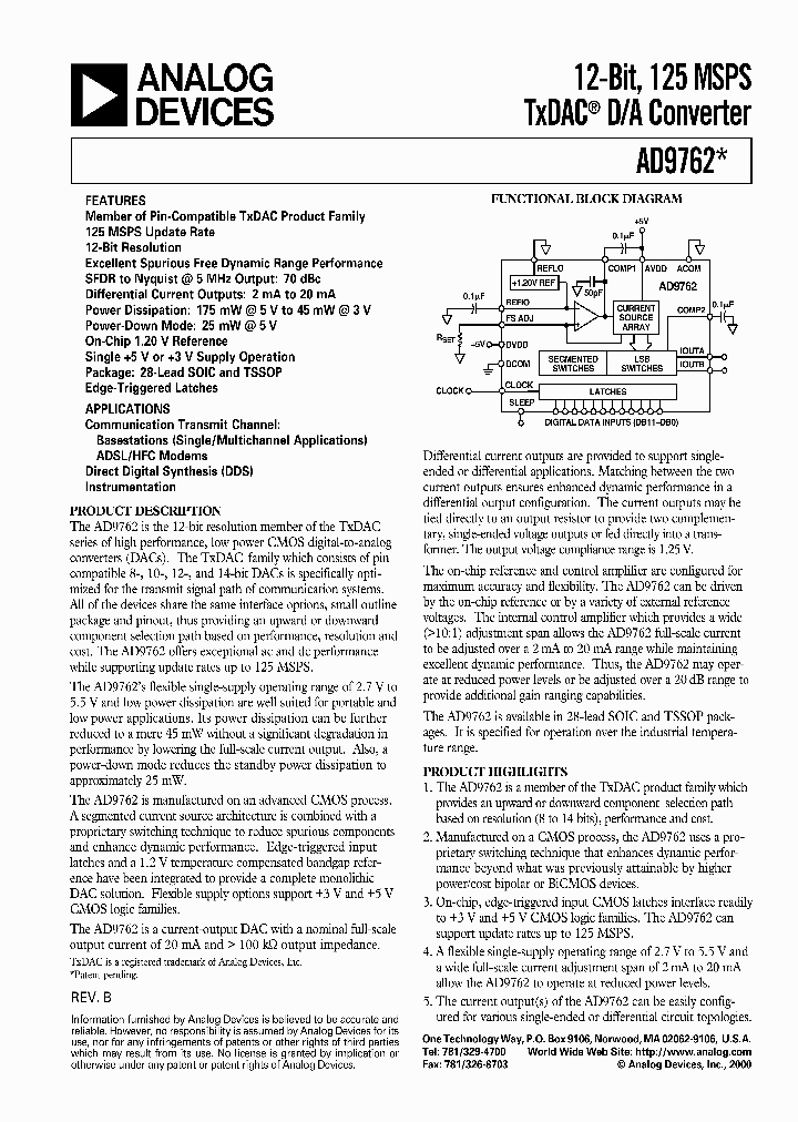 AD9762_165730.PDF Datasheet