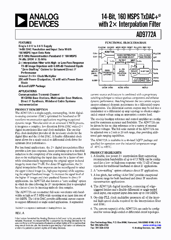 AD9772A_130548.PDF Datasheet