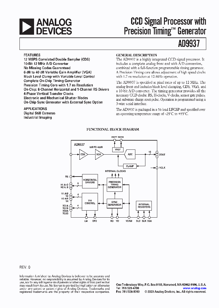 AD9937_156381.PDF Datasheet