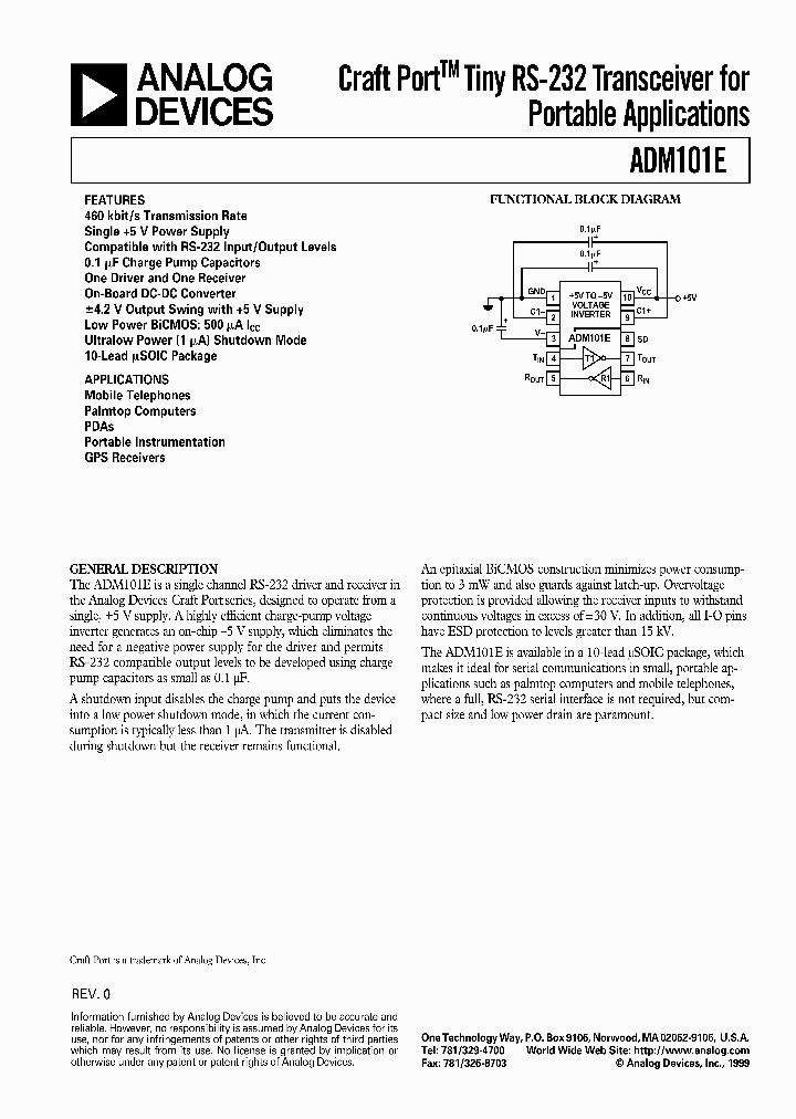ADM101E_21185.PDF Datasheet