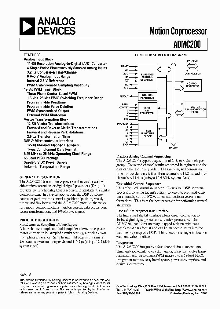 ADMC200_139393.PDF Datasheet