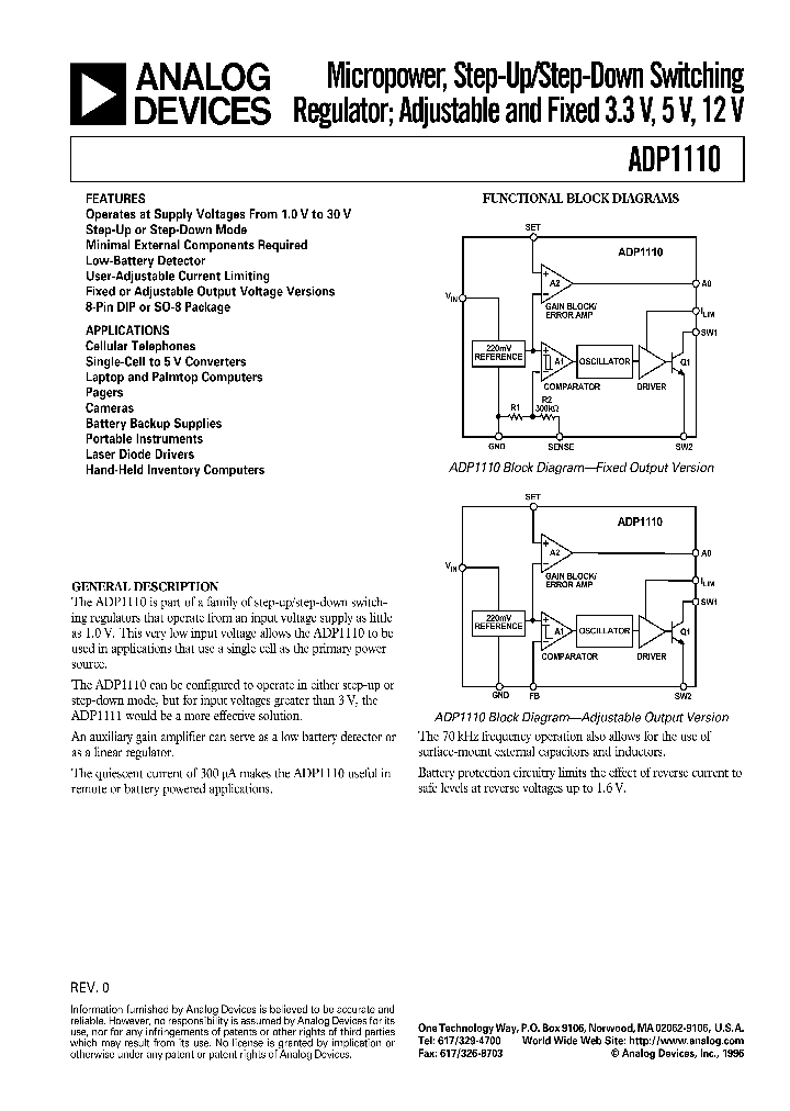 ADP1110_106241.PDF Datasheet