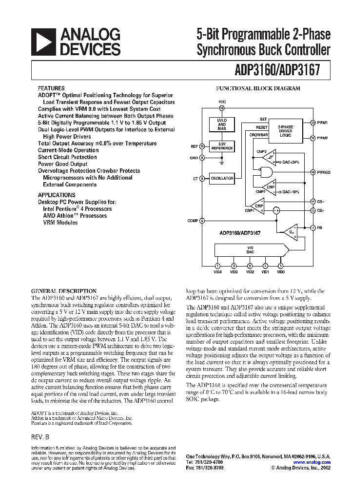 ADP3160_112022.PDF Datasheet