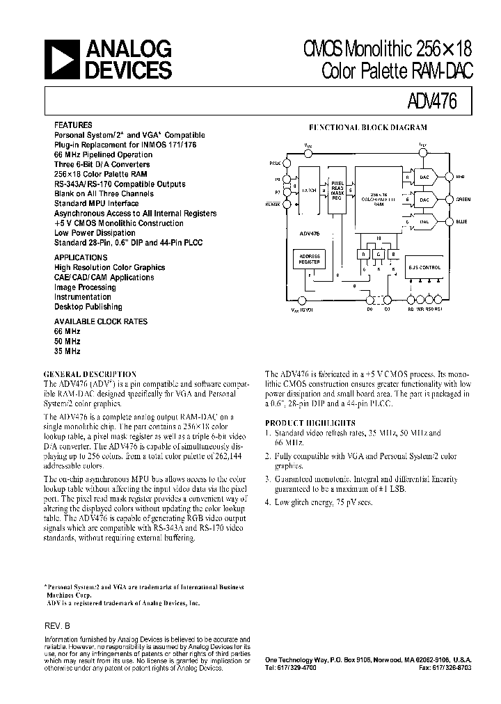 ADV476_129506.PDF Datasheet