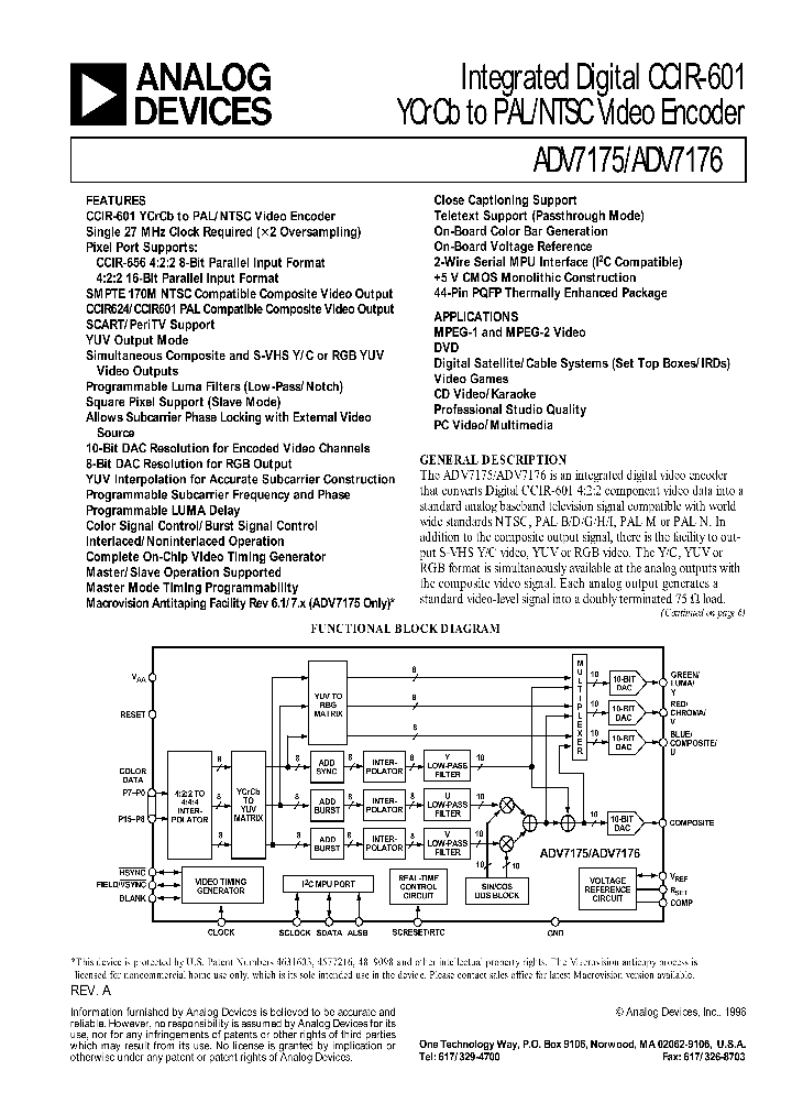 ADV7175_21432.PDF Datasheet