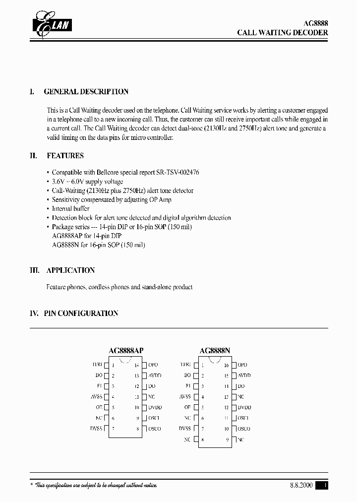 AG8888_117891.PDF Datasheet