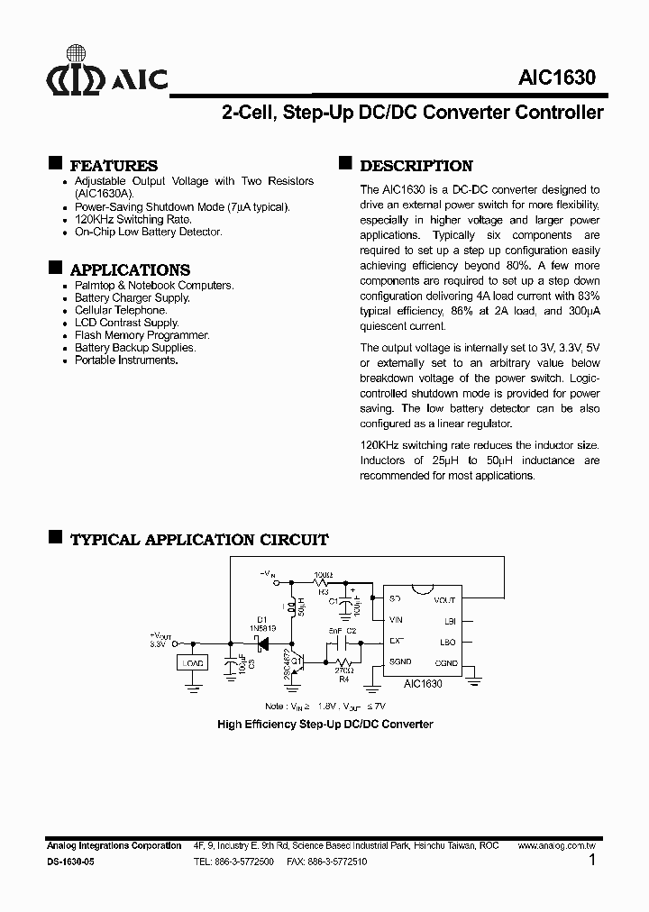 AIC1630_21453.PDF Datasheet