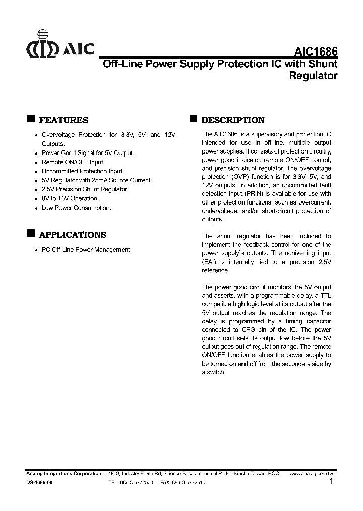 AIC1686_151924.PDF Datasheet