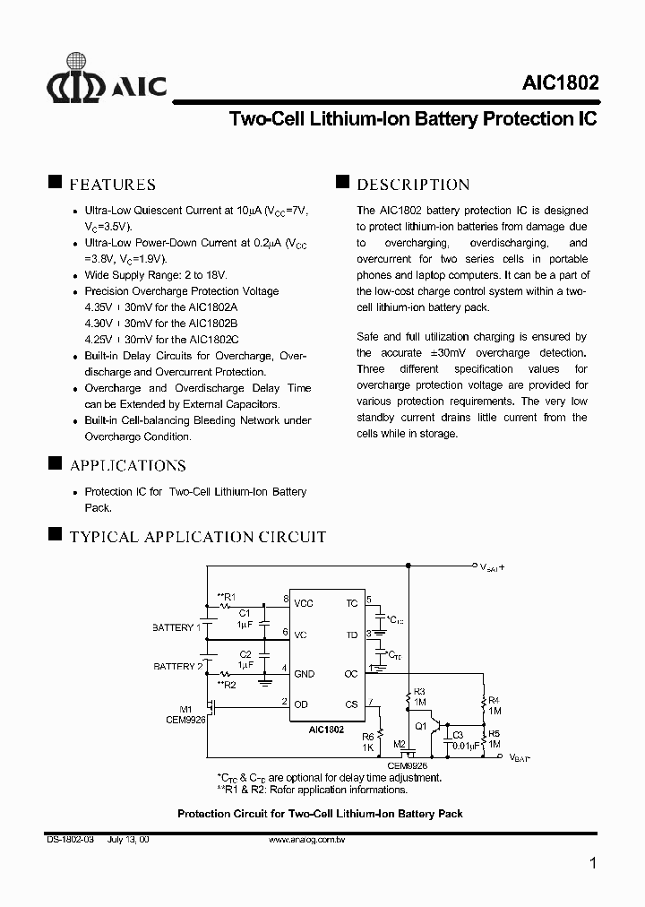 AIC1802_125242.PDF Datasheet