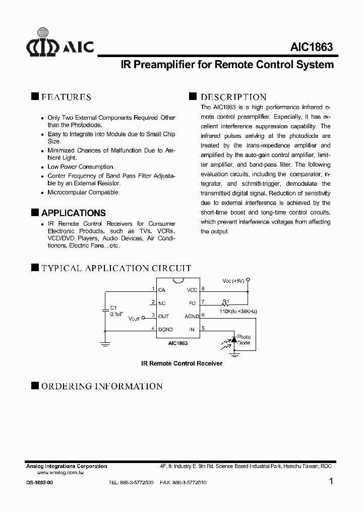 AIC1863_104259.PDF Datasheet