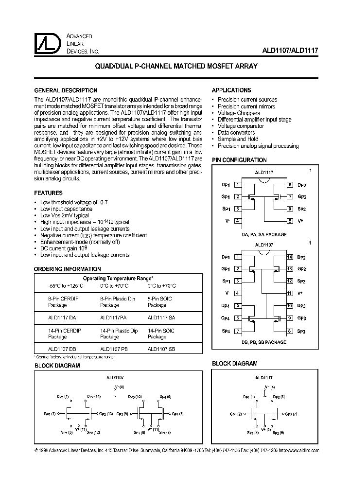 ALD1117_161293.PDF Datasheet
