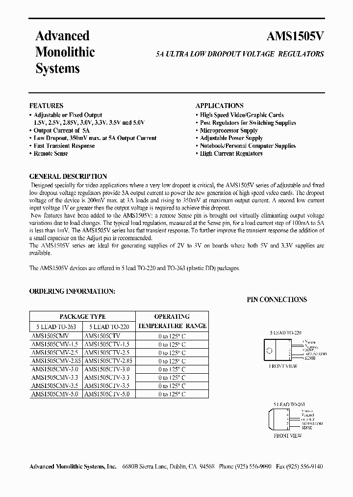 AMS1505CMV_175400.PDF Datasheet