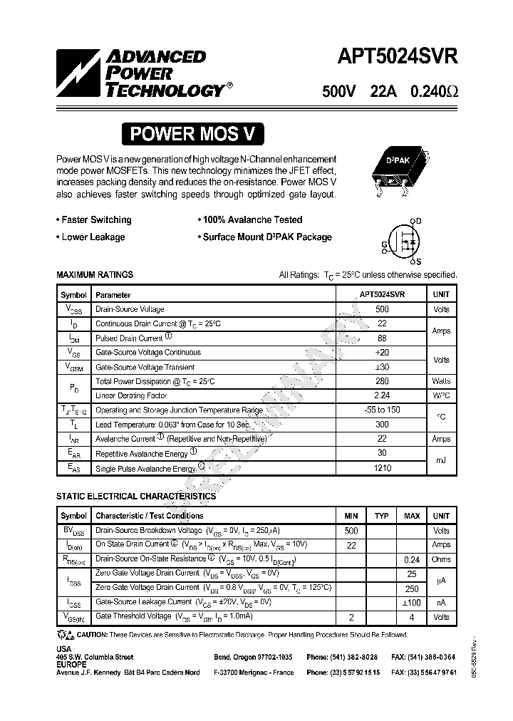 APT5024SVR_42282.PDF Datasheet
