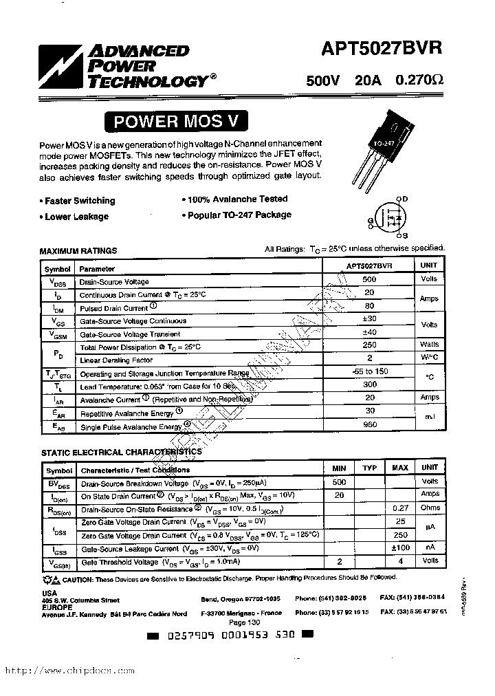APT5027_42286.PDF Datasheet
