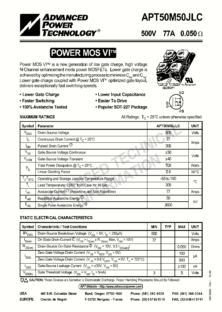 APT50M50JLC_42306.PDF Datasheet