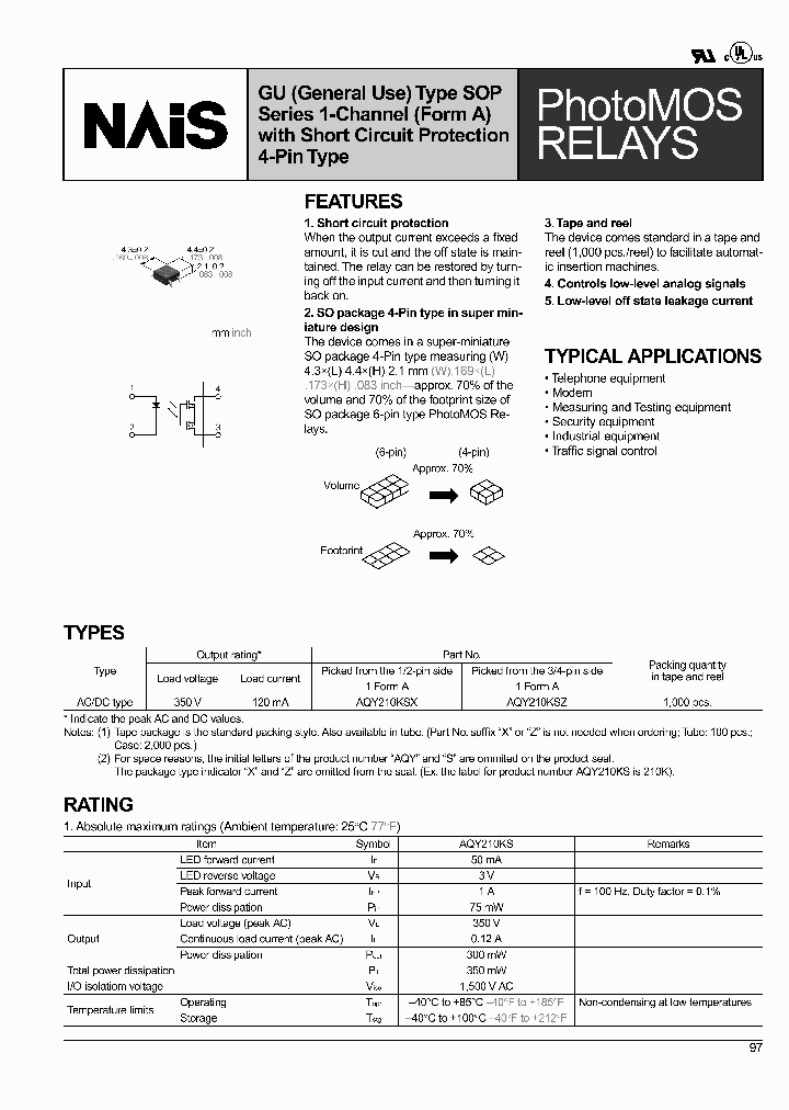 AQY210KS_44524.PDF Datasheet