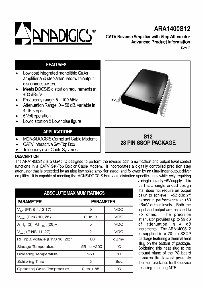 ARA1400S12_89688.PDF Datasheet