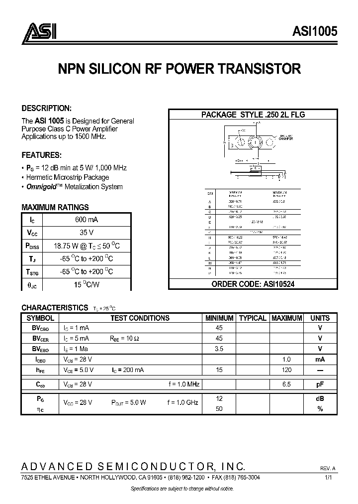 ASI10524_132073.PDF Datasheet
