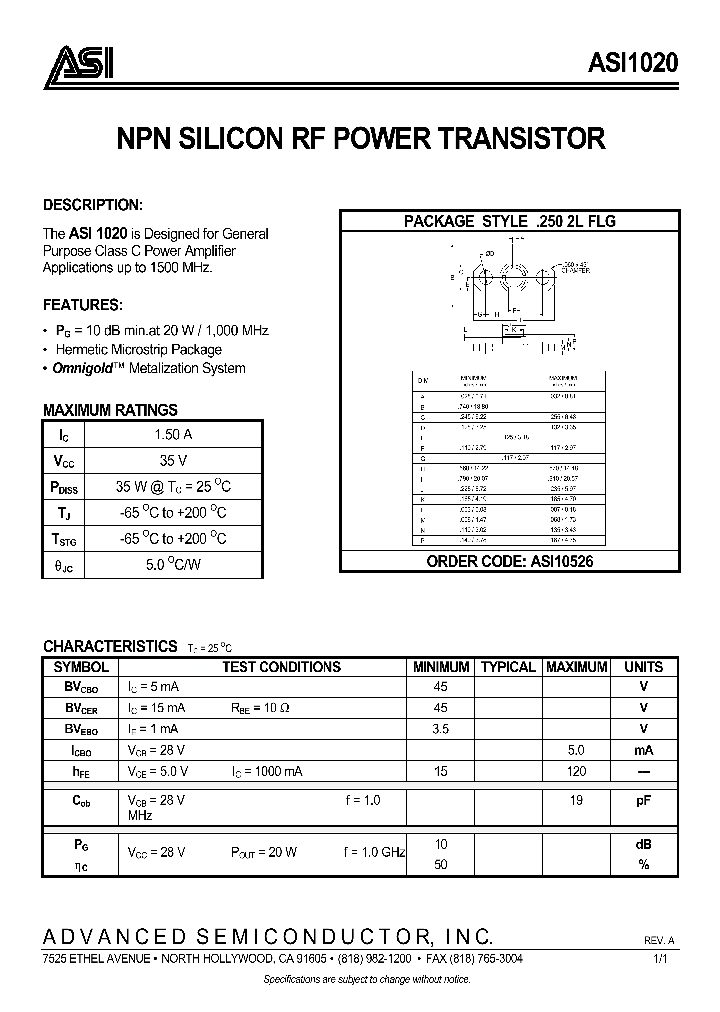 ASI10526_132075.PDF Datasheet