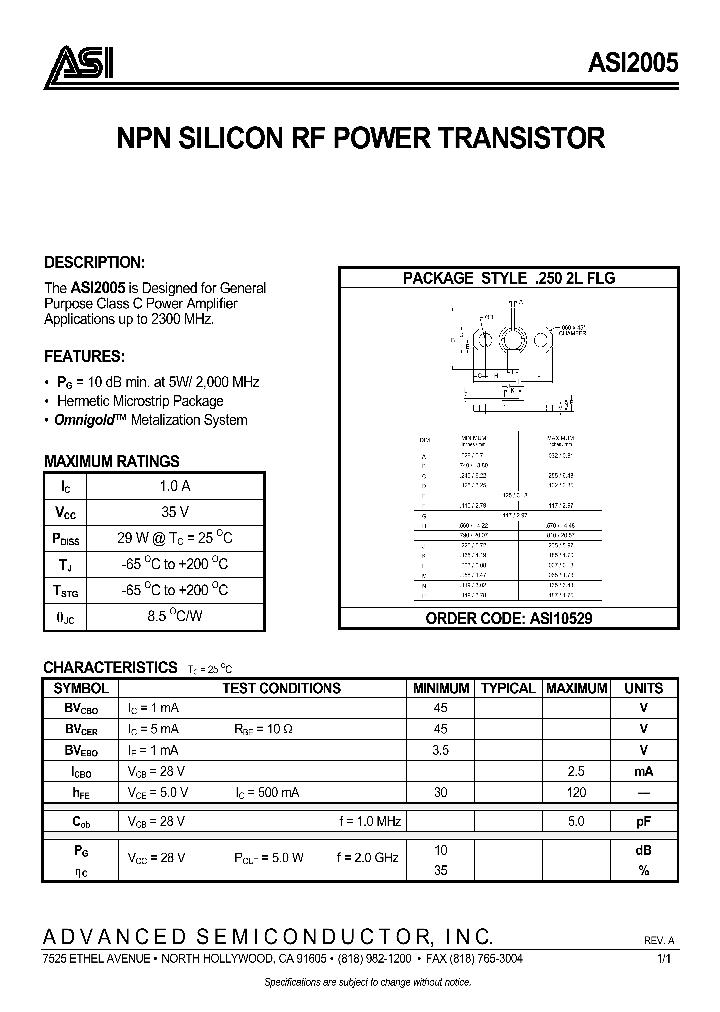 ASI10529_132089.PDF Datasheet