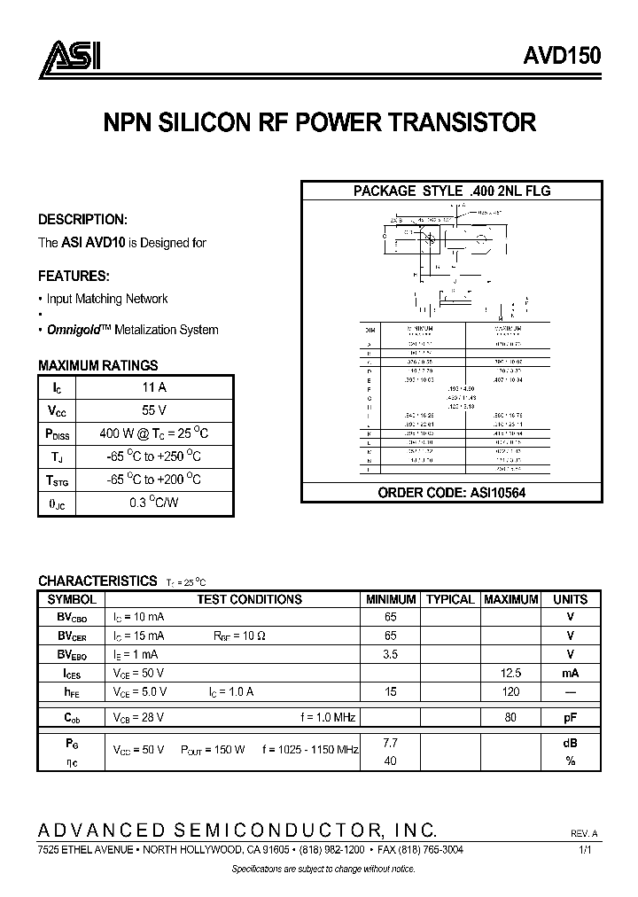 ASI10564_132324.PDF Datasheet