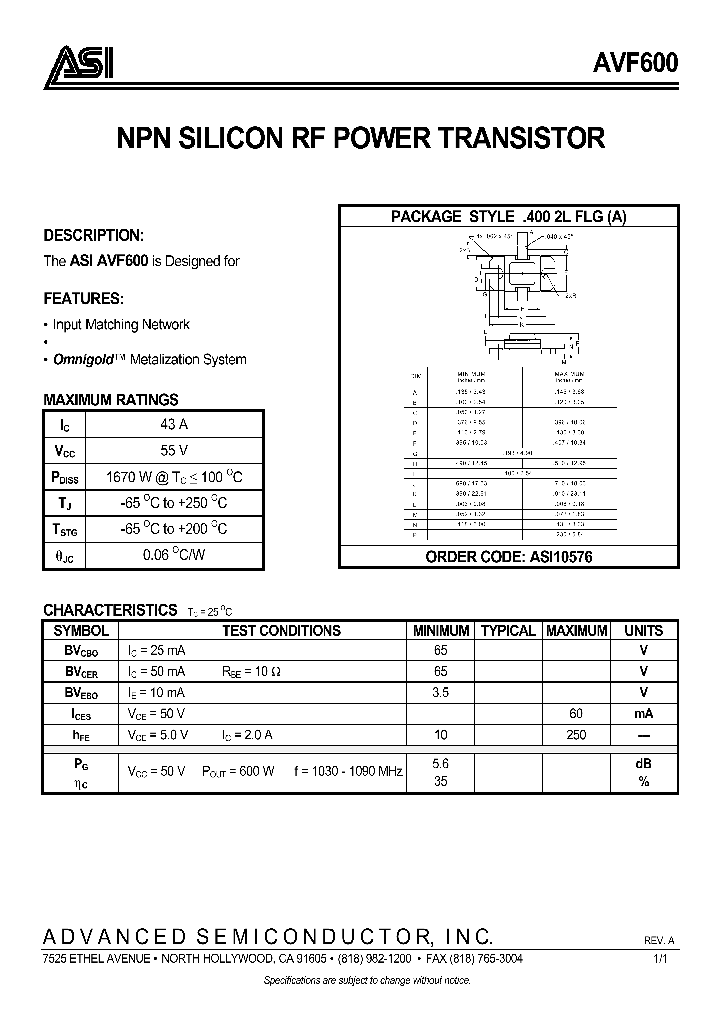 ASI10576_132374.PDF Datasheet