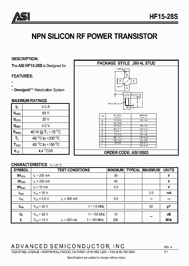 ASI10603_90999.PDF Datasheet