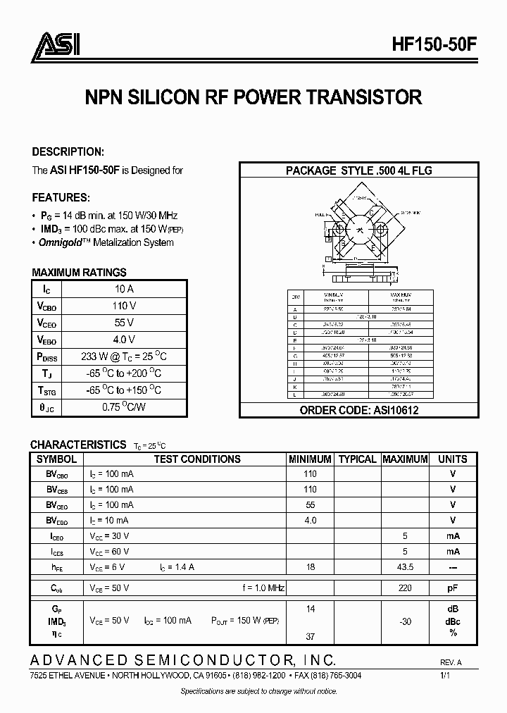 ASI10612_132516.PDF Datasheet