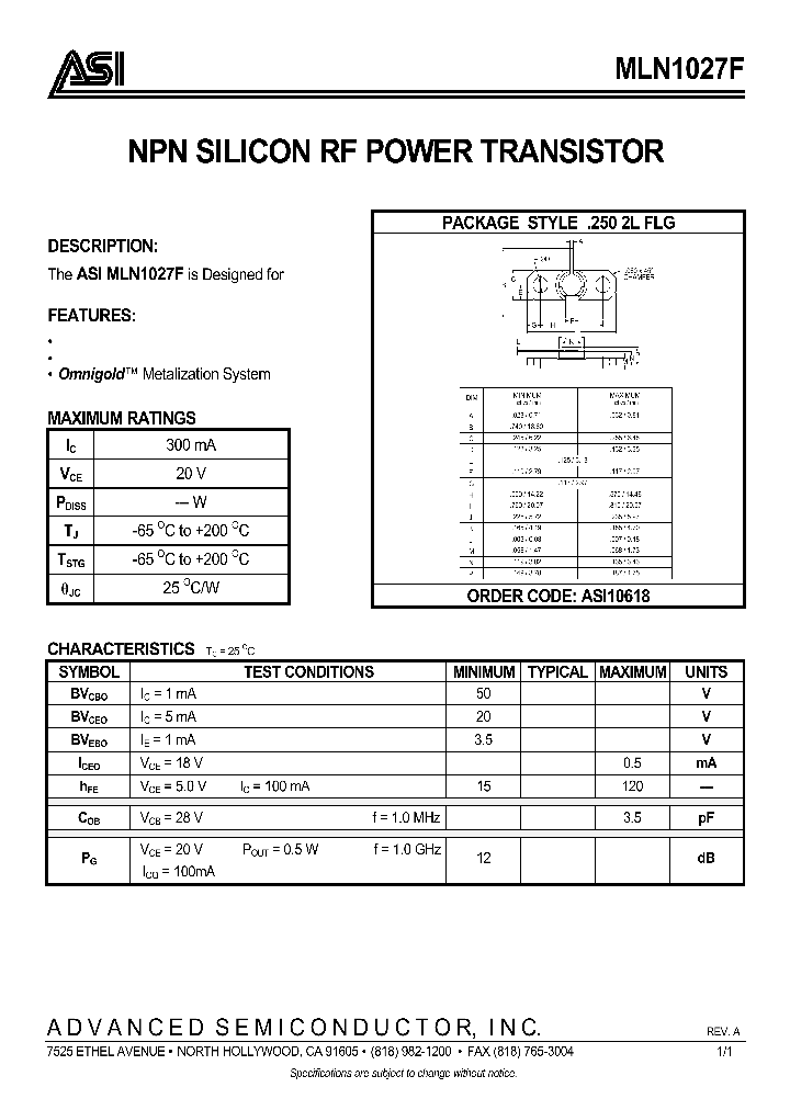 ASI10618_132613.PDF Datasheet