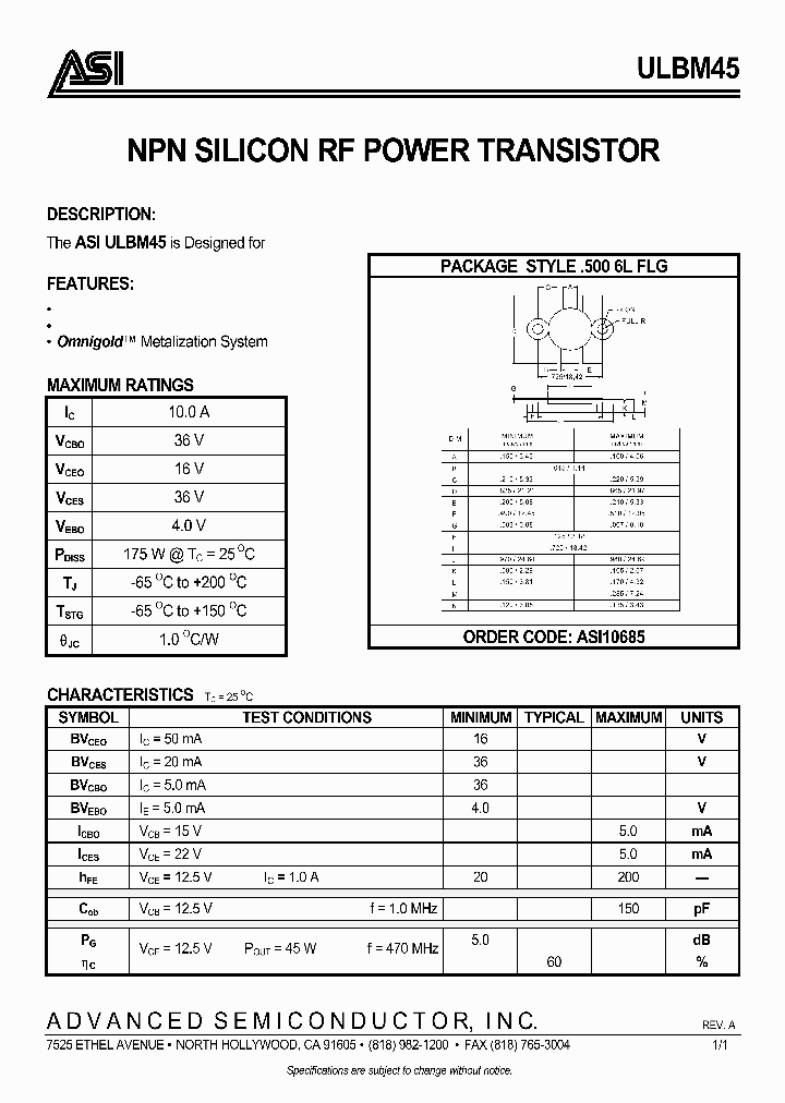 ASI10685_132831.PDF Datasheet