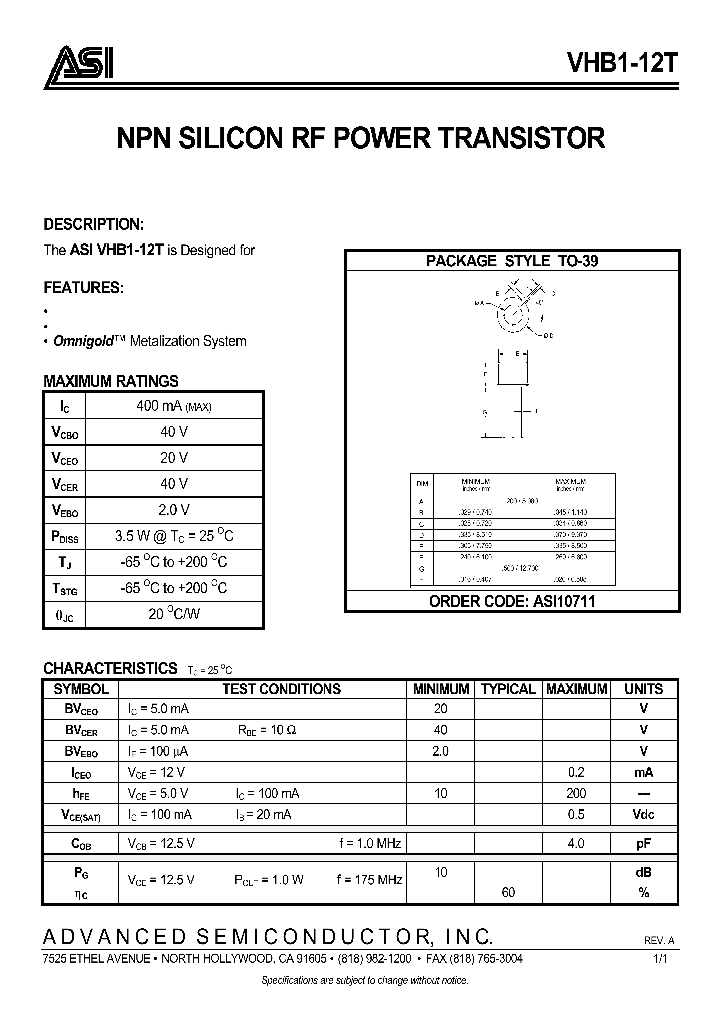 ASI10711_78355.PDF Datasheet