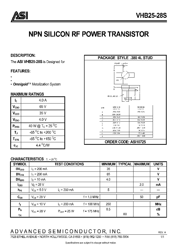 ASI10725_132925.PDF Datasheet