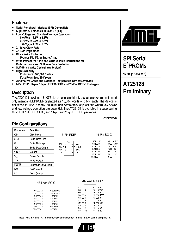 AT25128-10SC_132960.PDF Datasheet