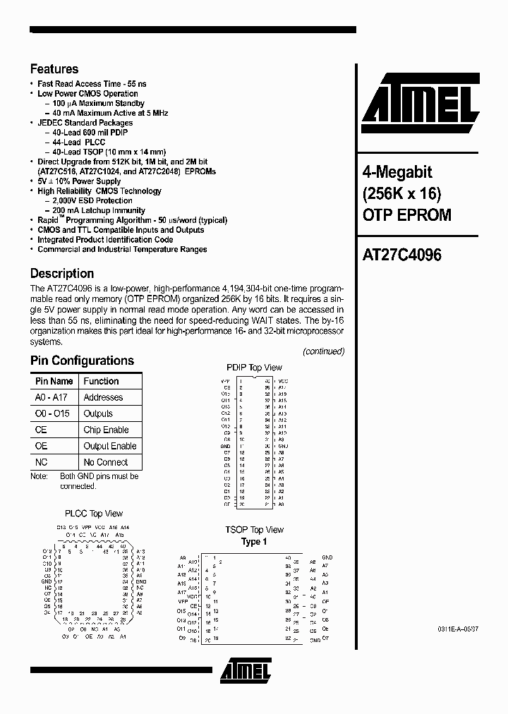 AT27C4096_126102.PDF Datasheet