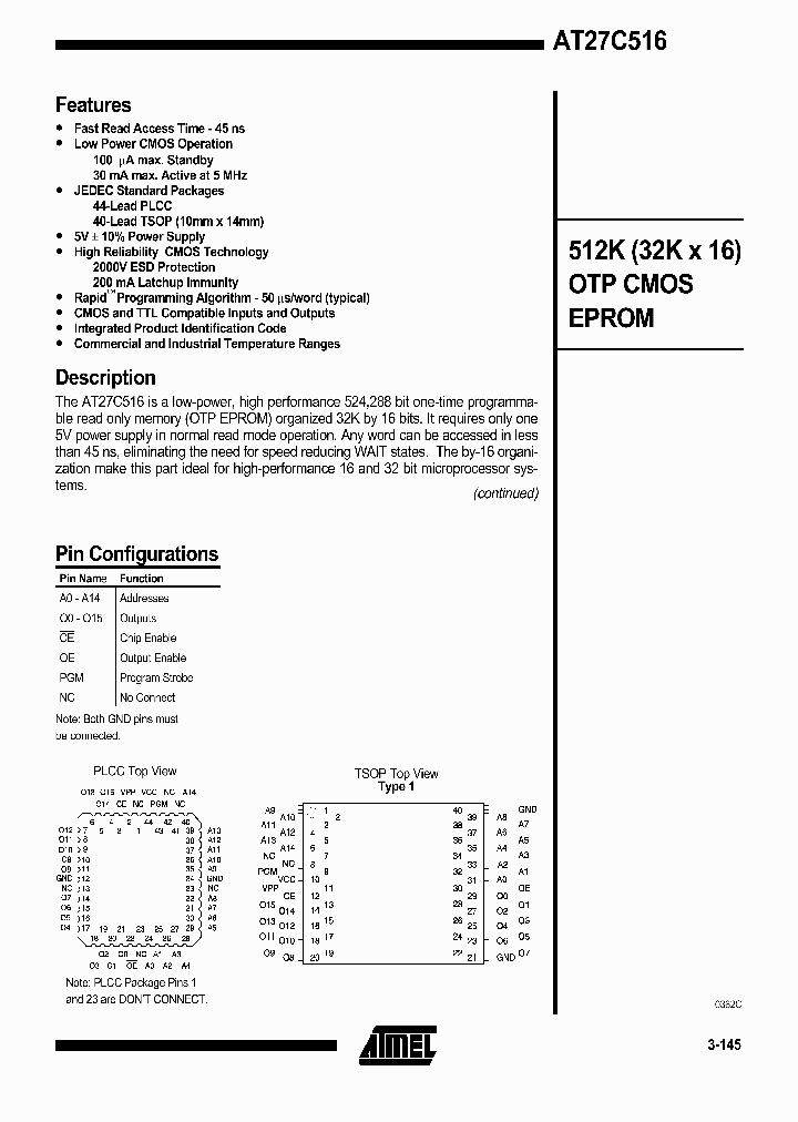 AT27C516_21866.PDF Datasheet