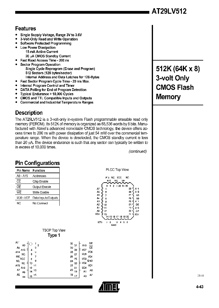 AT29LV512_114457.PDF Datasheet