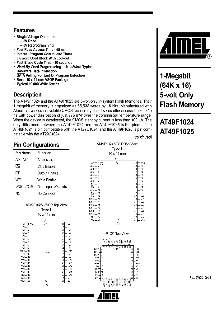 AT49F1025_187818.PDF Datasheet