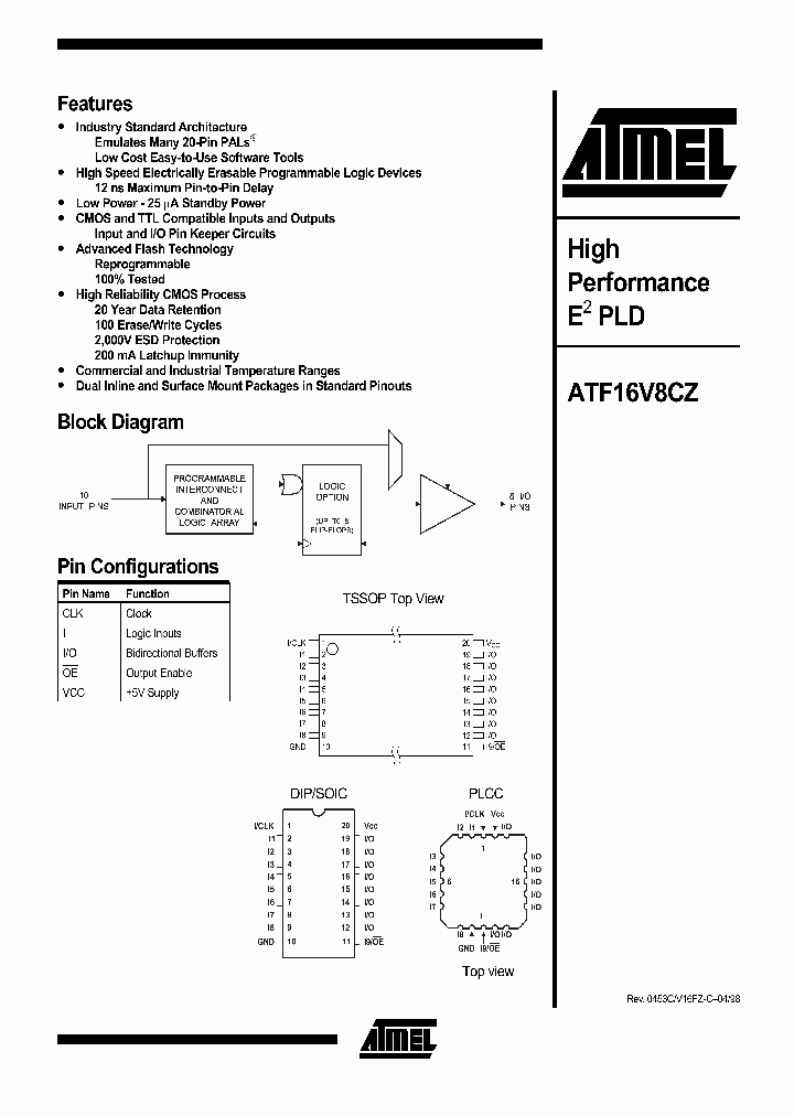 ATF16V8CZ_69315.PDF Datasheet