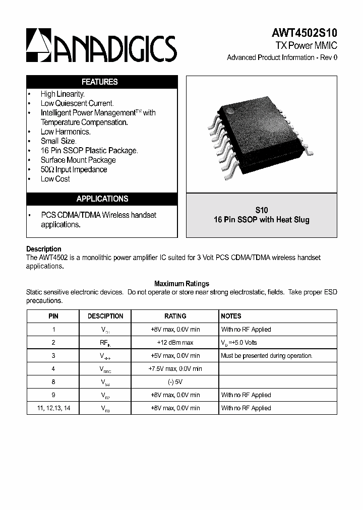 AWT4502S10_106598.PDF Datasheet