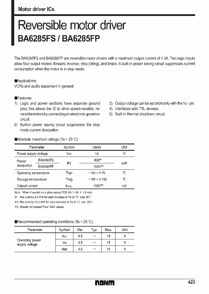 BA6285FP_158437.PDF Datasheet