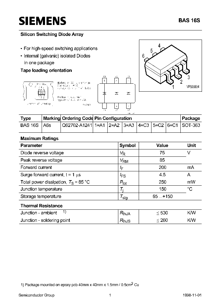 BAS16S_132773.PDF Datasheet
