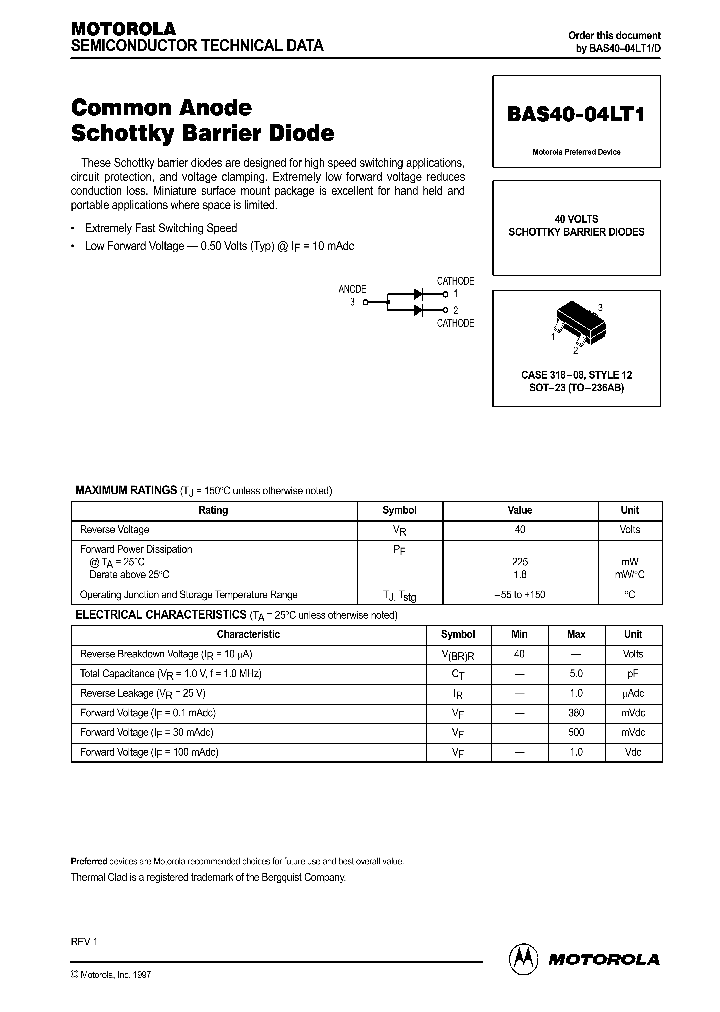 BAS4004LT1_22335.PDF Datasheet